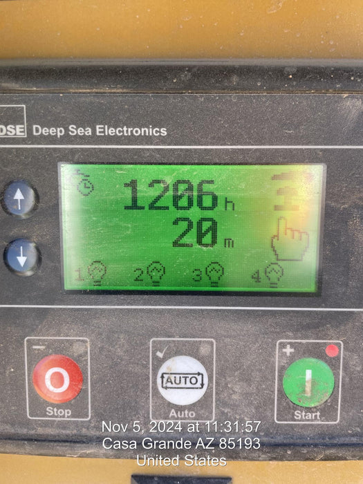 2022 Allmand NLV3GR (4) LED Light Fixture 350W, 23' Vertical Mast, 3kW Prime, Towable, Deep Sea L401, Leveling Jacks, Yanmar T4F 5.8hp