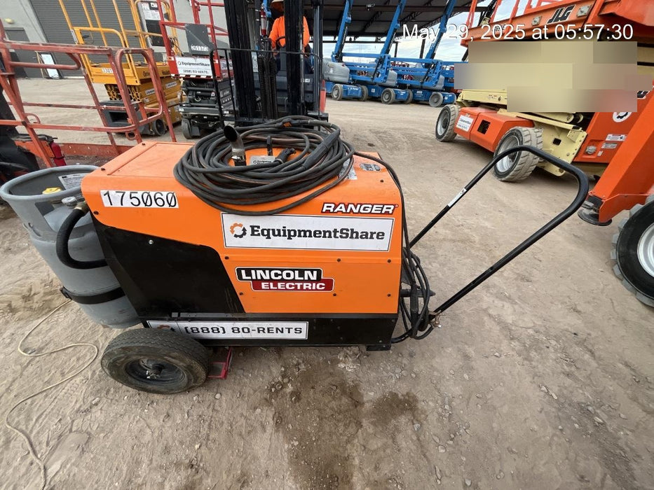 2021 Lincoln Electric Ranger 305 LPG LPG One-Pak (includes undercarriage, tank holder & tank strap) ORANGE