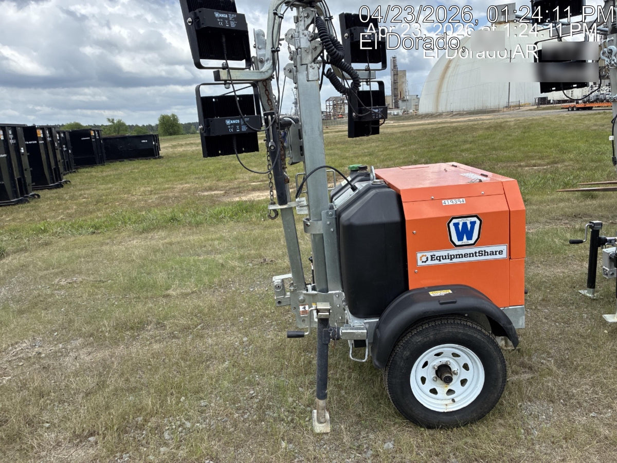 2024 Wanco WLTT-4MM4K Diesel, Deep Sea Controller, Shore Power Plug, Auto Start, (4) 350W LED Floodlights, 4kW Generator, 60 Gal Fuel Tank, 2" Ball, T3