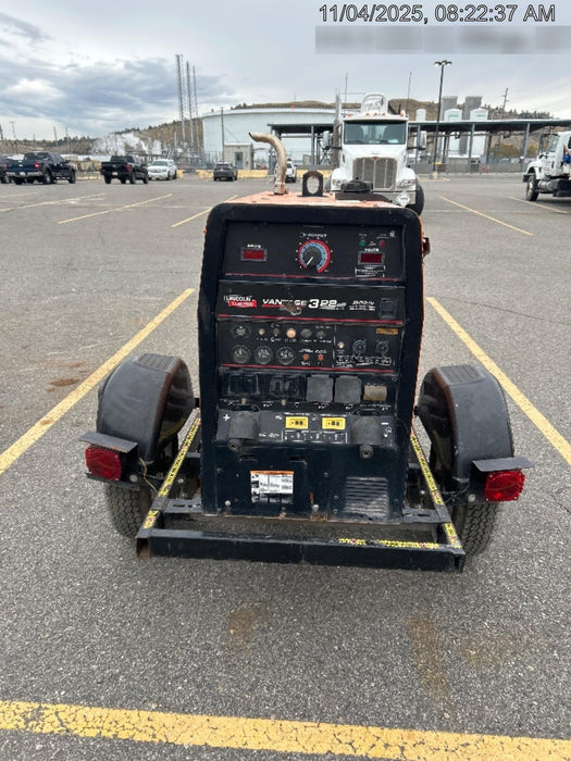 2021 Lincoln Electric Vantage 322 Vantage 322 Ready Pak 3 w/ Decals, ORANGE (includes trailer, cable rack, fender light kit) NO Telematics