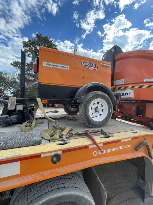 2021 Lincoln Electric Vantage 322 Vantage 322 Ready Pak 3 w/ Decals, ORANGE (includes trailer, cable rack, fender light kit) NO Telematics