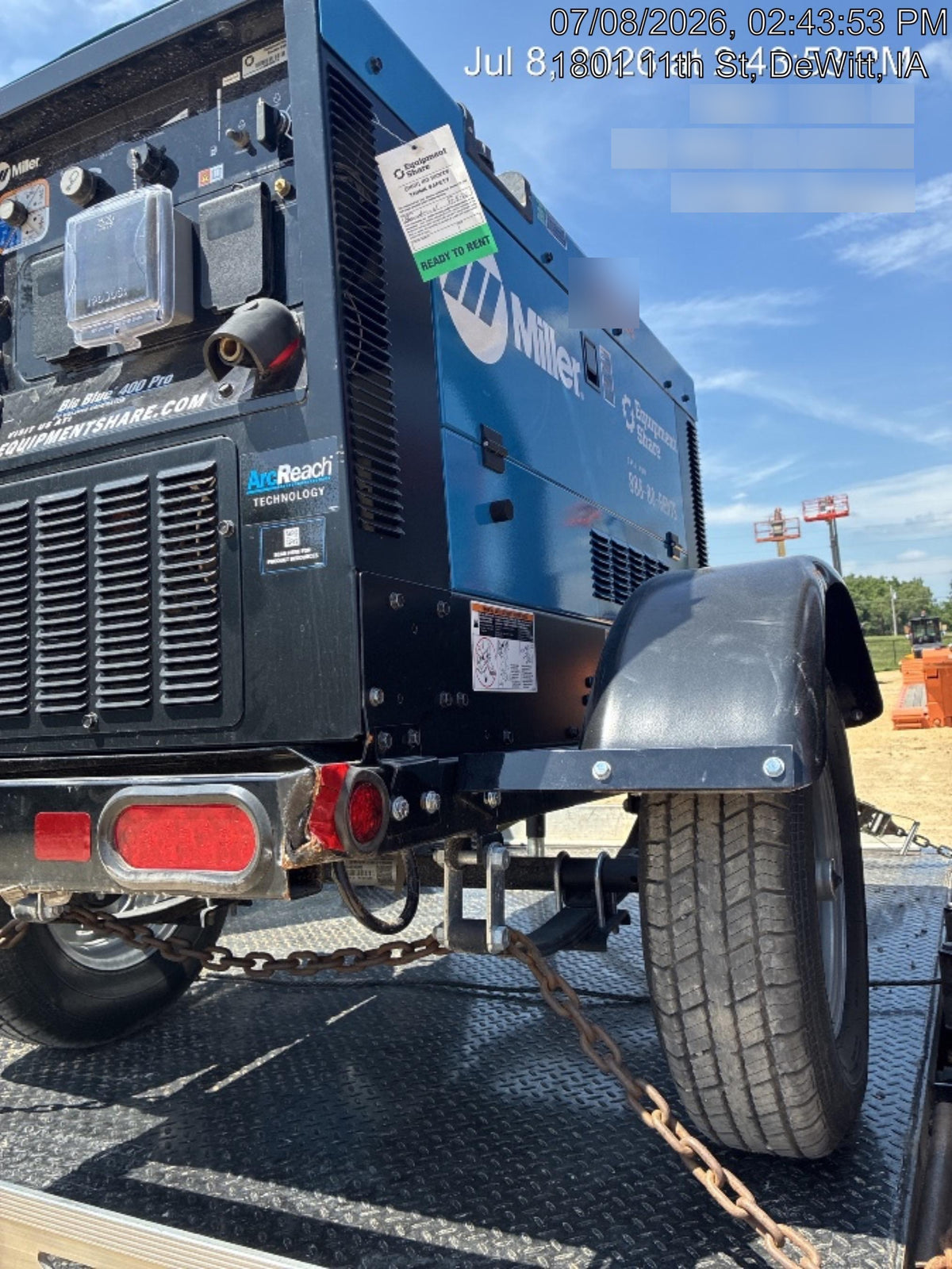 2026 MILLER ELECTRIC BIG BLUE 400