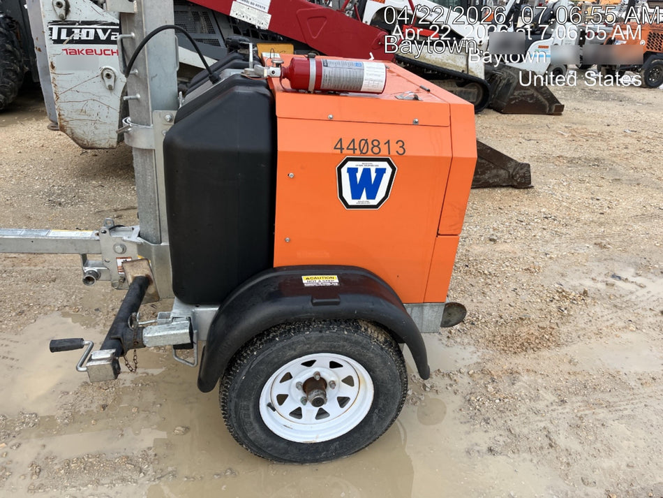 2024 Wanco WLTT-4MM4K Diesel, Deep Sea Controller, Shore Power Plug, Auto Start, (4) 350W LED Floodlights, 4kW Generator, 60 Gal Fuel Tank, 2" Ball, T3