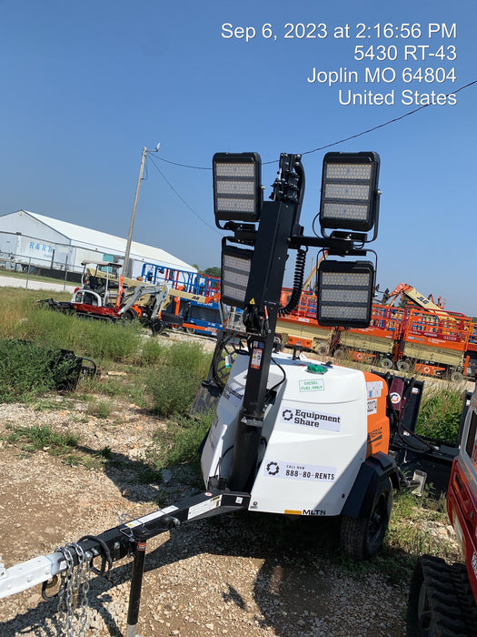 2023 Generac MLT2 Diesel, Flex Switch 120V Input, Powerzone Controller, (4) 320W LED Lights, 4kW Generator, 39.9 Gal Fuel Tank, 2" Ball, T3