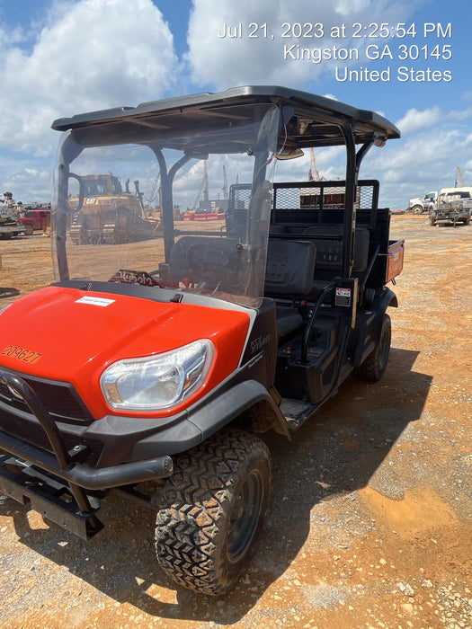 2022 Kubota RTV-X1140W-H Plastic Canopy, Windshield Acrylic Clear, LED Strobe Light, Wire Harness Kit, Back up Alarm