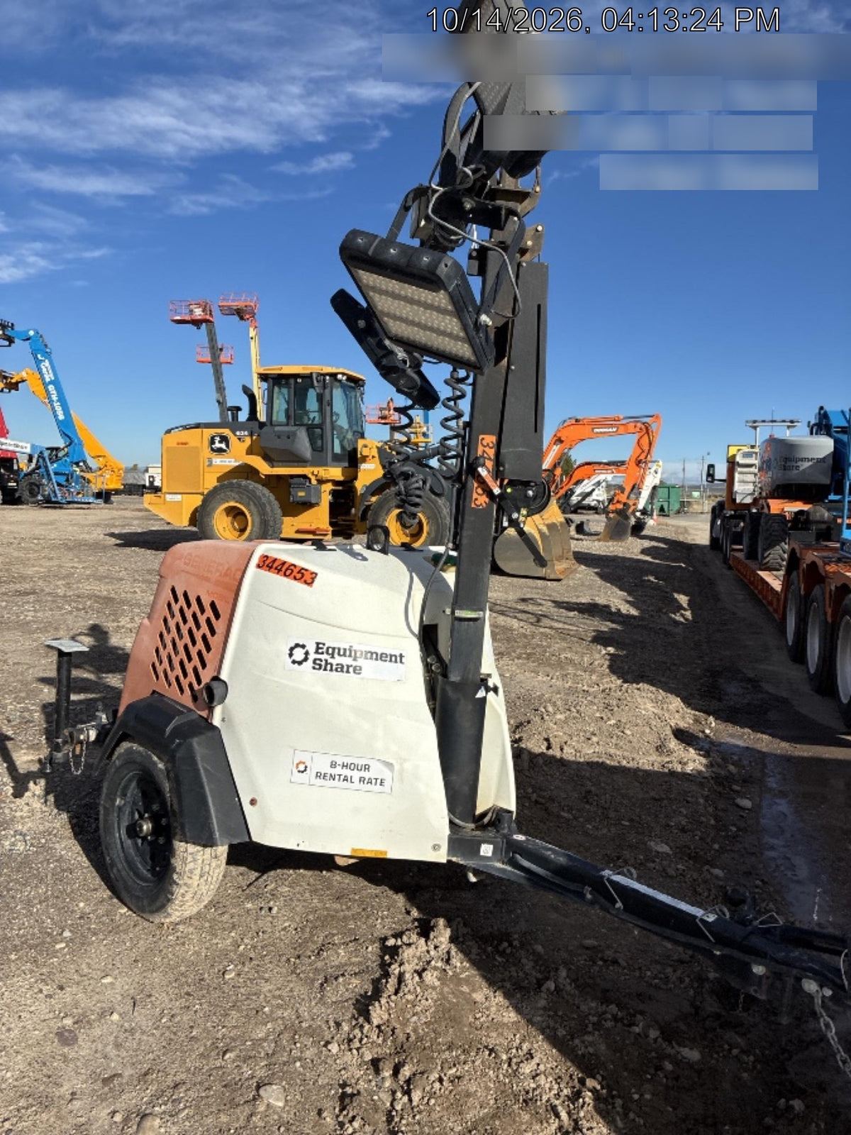 2023 Generac MLT2 Diesel, Flex Switch 120V Input, Powerzone Controller, (4) 320W LED Lights, 4kW Generator, 39.9 Gal Fuel Tank, 2" Ball, T3