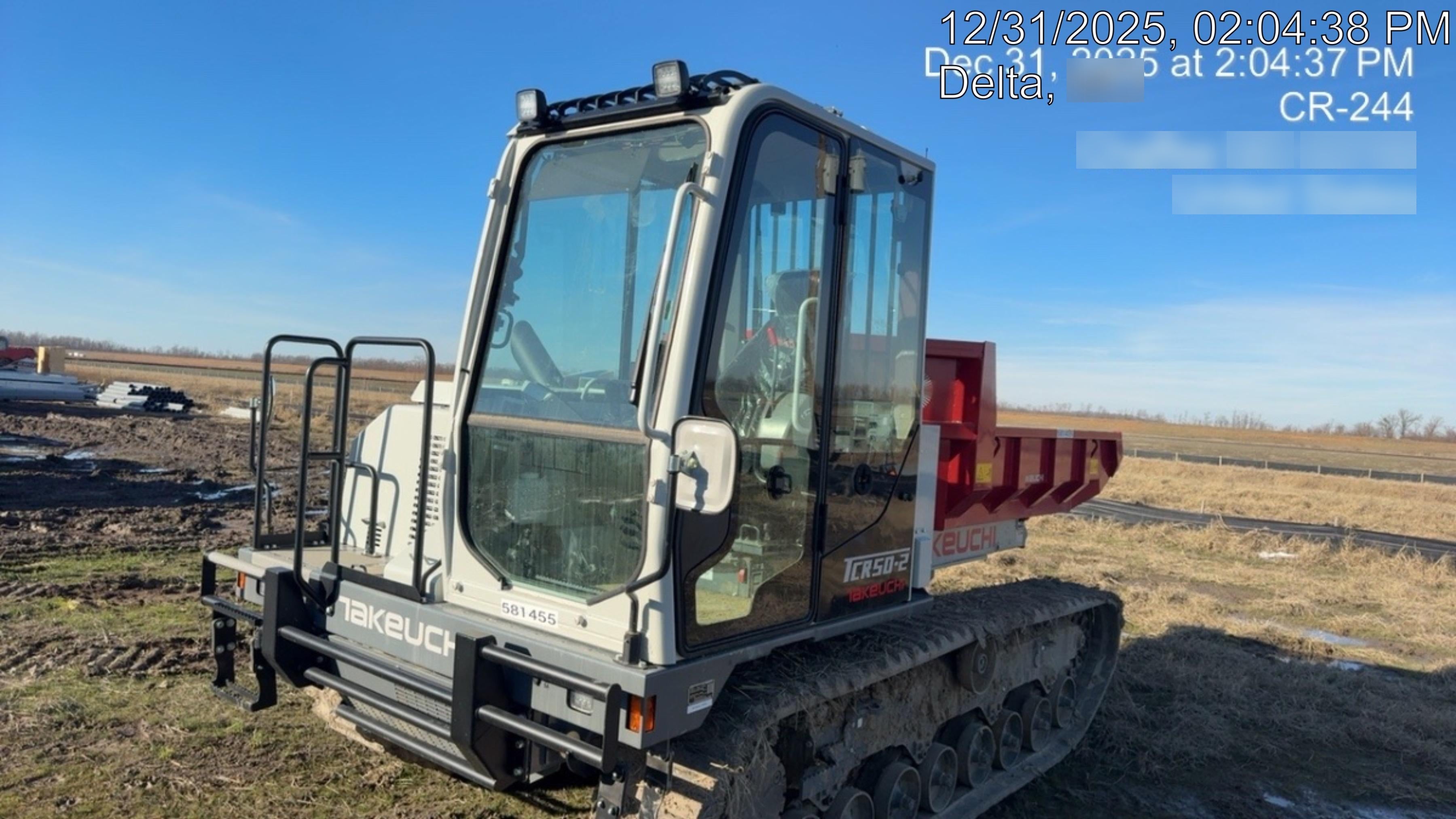 2025 TAKEUCHI TCR 50-2CR