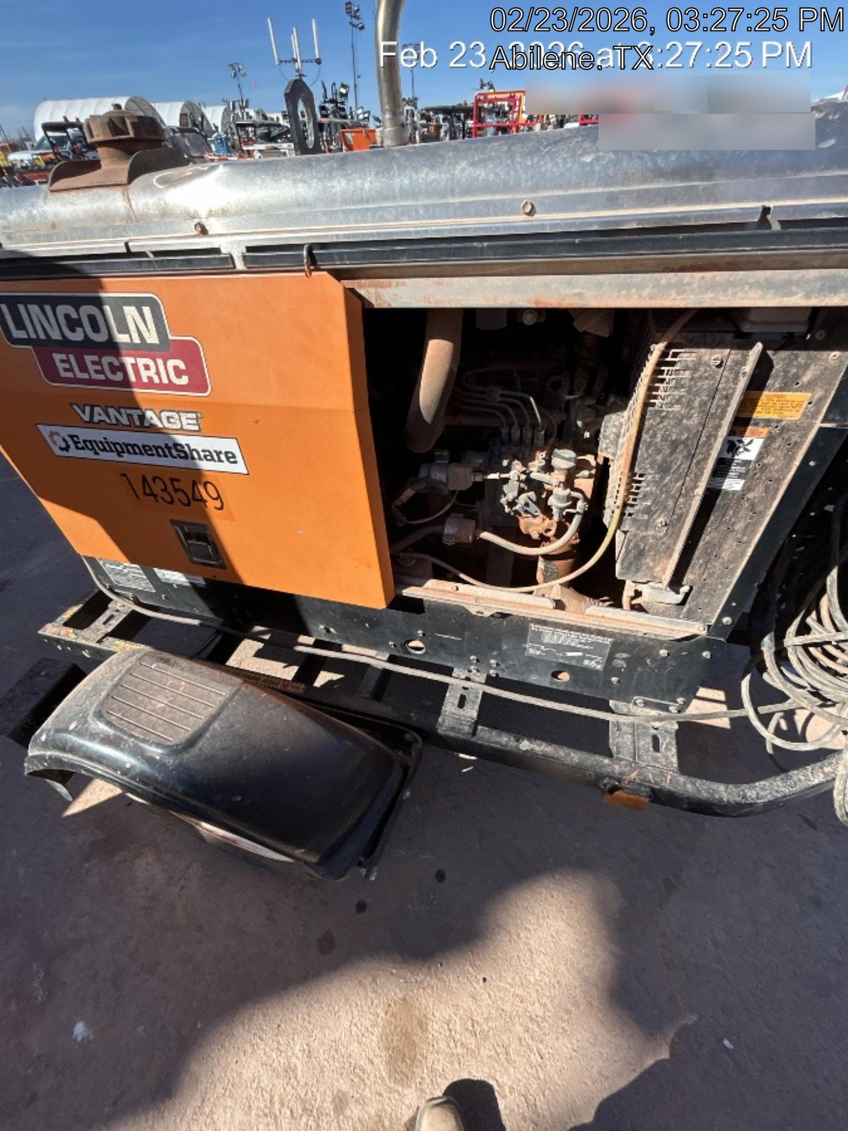2021 Lincoln Electric Vantage 322 VANTAGE 322 READY-PAK 3
(EQUIPMENTSHARE)