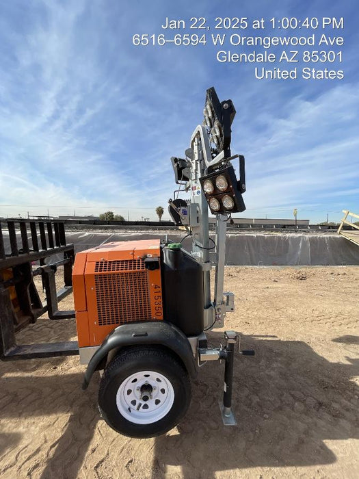 2024 Wanco WLTT-4MM4K Diesel, Deep Sea Controller, Shore Power Plug, Auto Start, (4) 350W LED Floodlights, 4kW Generator, 60 Gal Fuel Tank, 2" Ball, T3