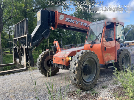 2019 Skytrak 6036 Cab/Heat/Air, Solid Tires, LED Work Lights, Beacon w/50" Carriage, 48" Pallet Forks