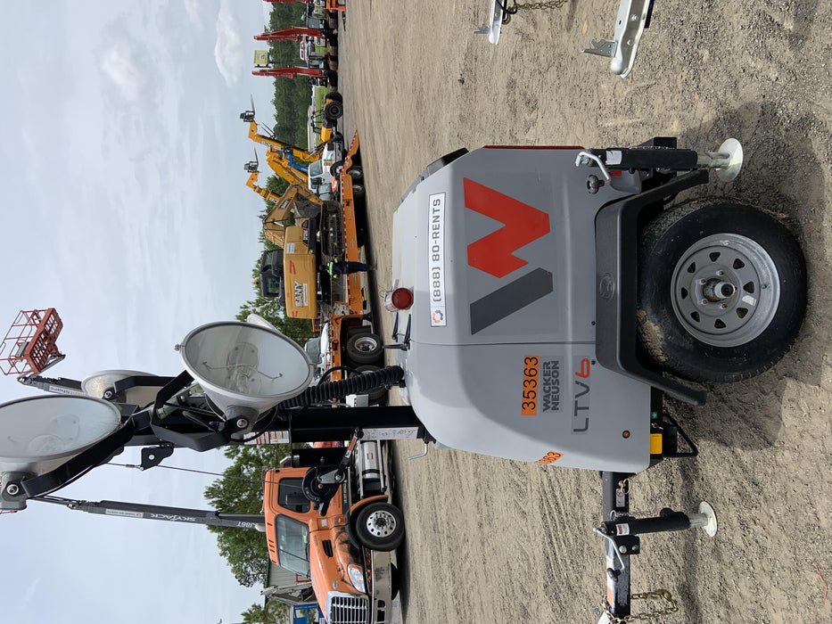 2019 Wacker Neuson LTV6L-MH Wacker Neuson LTV6L Mobile Light Tower w/Fuel Level Sensor Installed