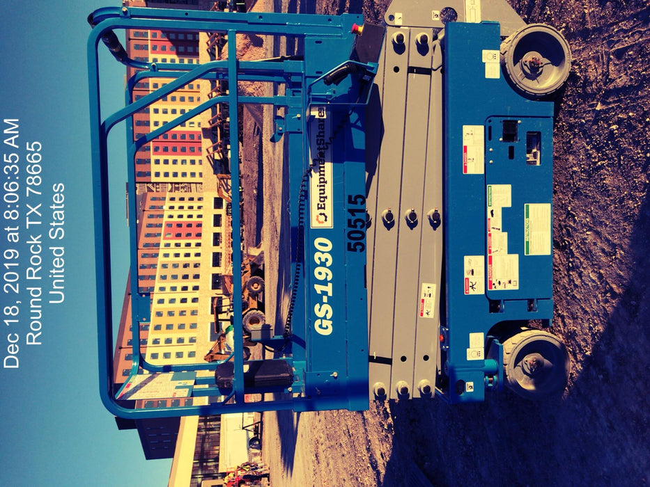 2019 Genie GS-1930 Fixed Rails with Chain Entry