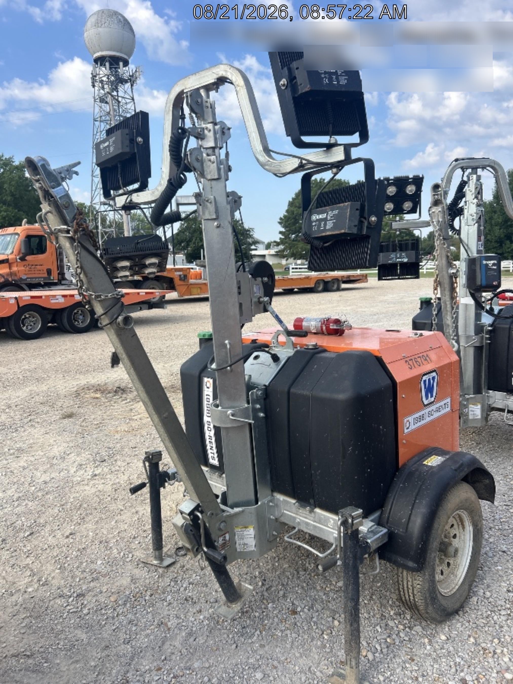 2023 Wanco WLTT-4MM4K Diesel, Deep Sea Controller, Shore Power Plug, Auto Start, (4) 350W LED Floodlights, 4kW Generator, 60 Gal Fuel Tank, 2" Ball, T3