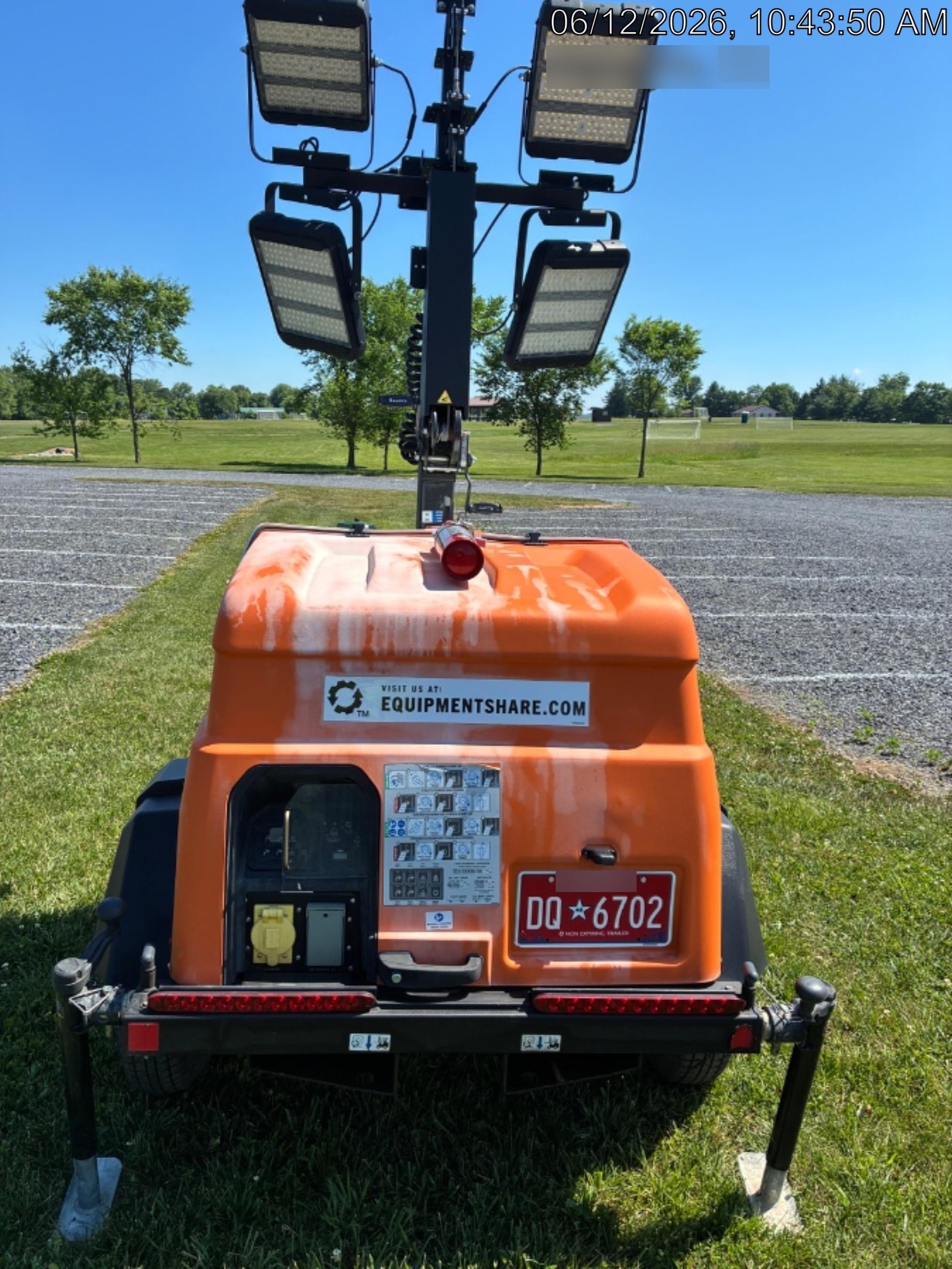 2023 Generac MLT2 Diesel, Flex Switch 120V Input, Powerzone Controller, (4) 320W LED Lights, 4kW Generator, 39.9 Gal Fuel Tank, 2" Ball, T3