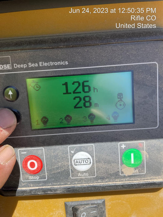 2022 Allmand NLV3GR (4) LED Light Fixture 350W, 23' Vertical Mast, 3kW Prime, Towable, ES Decals, T3