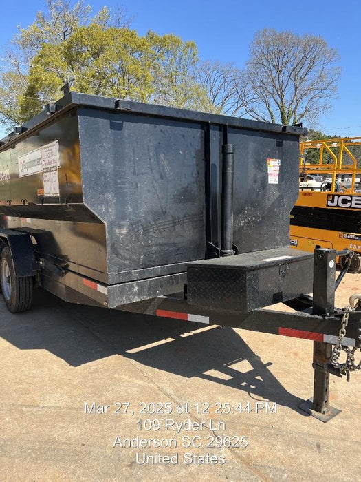 2024 TEXAS PRIDE TRAILERS 14'L x 7'W 5 Cu Yd Trunnion Hydraulic Dump