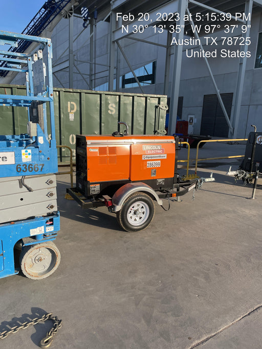 2022 Lincoln Electric LE400 Kubota V1505, Trlr, Cable Rack, Light Kit, ES Decals, T3