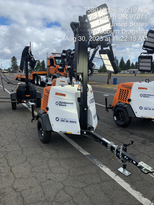 2023 Generac MLT2 Diesel, Flex Switch 120V Input, Powerzone Controller, (4) 320W LED Lights, 4kW Generator, 39.9 Gal Fuel Tank, 2" Ball, T3