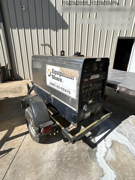 2019 Lincoln Electric Vantage 322 Welder Ready-Pak 3, Two wheel trailer, Fender and Light kit, Cable Rack