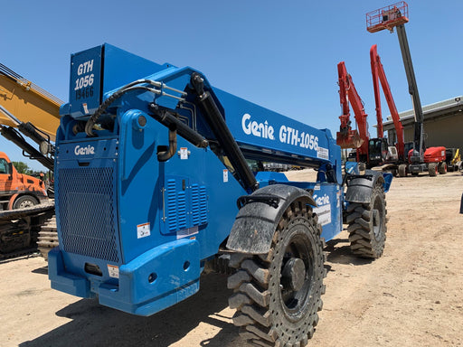2018 Genie GTH-1056 Genie GTH-1056 w/Enclosed Cab w/HVAC, Work Lights, Solid Tires, Beacon, 60" Carriage and Forks