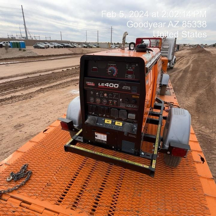 2022 Lincoln Electric LE400 Kubota V1505, Trlr, Cable Rack, Light Kit, ES Decals, T3