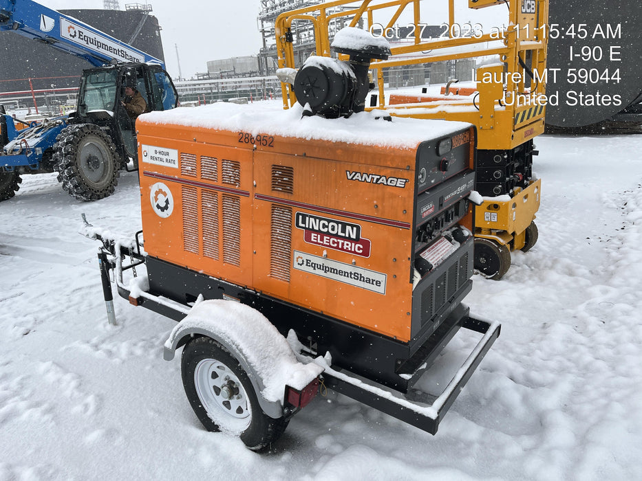 2022 Lincoln Electric Vantage 549X Crosslink Technology, Trailer Mounted, ES Decals, T3