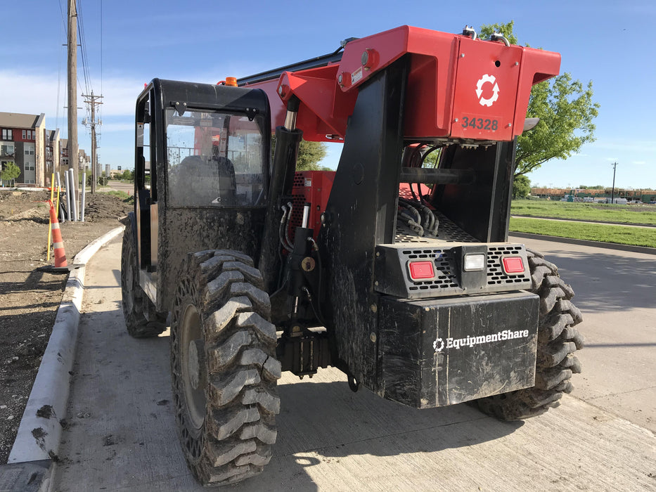 2019 Manitou MTA10055 Canopy, 120 HP, Solid Tires, Work Lights, Lift Hook, Auxiliary Hydraulics 66" Carriage and 60" Forks
