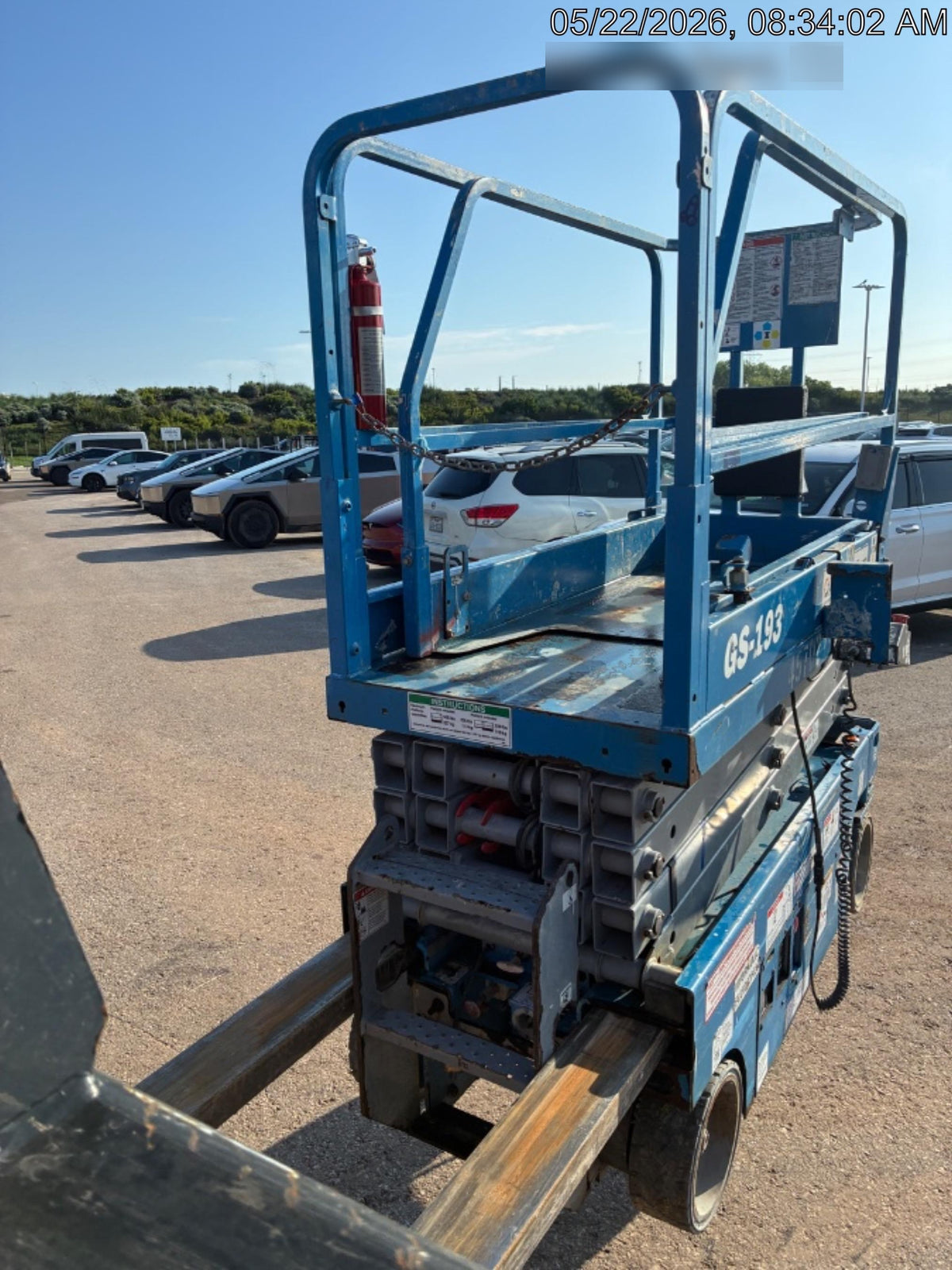 2019 Genie GS-1930 Fixed rails with chain Entry