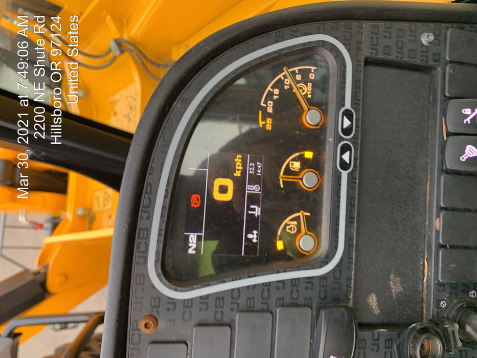 2020 JCB 510-56 Canopy, Solid Tires, Work Lights, Beacon, Aux Hydraulics, Back up Alarm, Lifting Eye, ES Decals