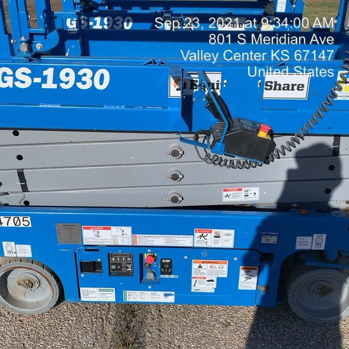 2020 Genie GS-1930 Fixed rails with chain entry gate - Pre A92.20