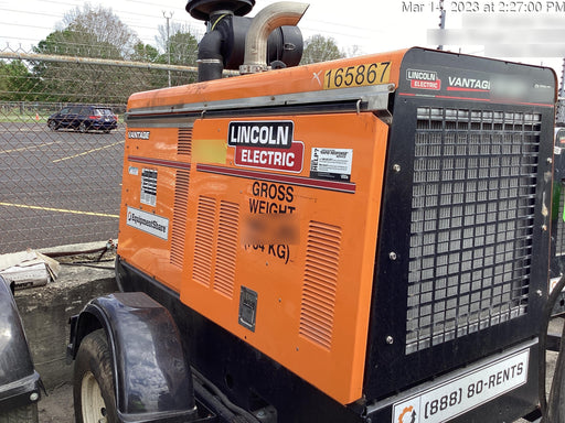 2021 Lincoln Electric Vantage 549X Ready Pak 3, ORANGE (includes trailer, cable rack, fender light kit)