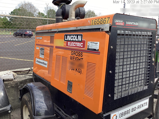 2021 Lincoln Electric Vantage 549X Ready Pak 3, ORANGE (includes trailer, cable rack, fender light kit)