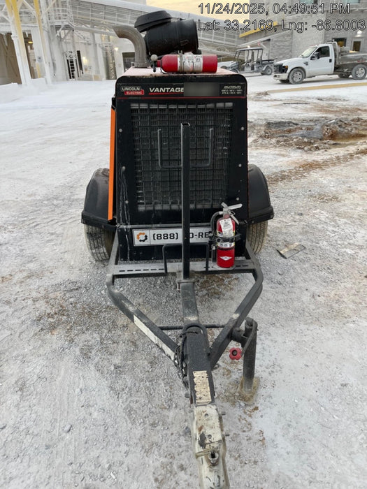 2021 Lincoln Electric Vantage 549X Ready Pak 3, ORANGE (includes trailer, cable rack, fender light kit)