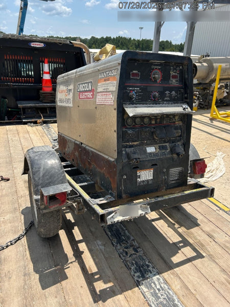 2018 Lincoln Electric Vantage 322 Lincoln Vantage 322 Welder Ready Pak 3 - Vantage 322, Trailer, Fender and light kit, Cable rack