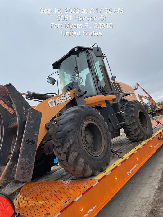 2018 Case 621G CLOSED CAB, 1 FUNCTION, JRB 416 STYLE HYD COUPLER