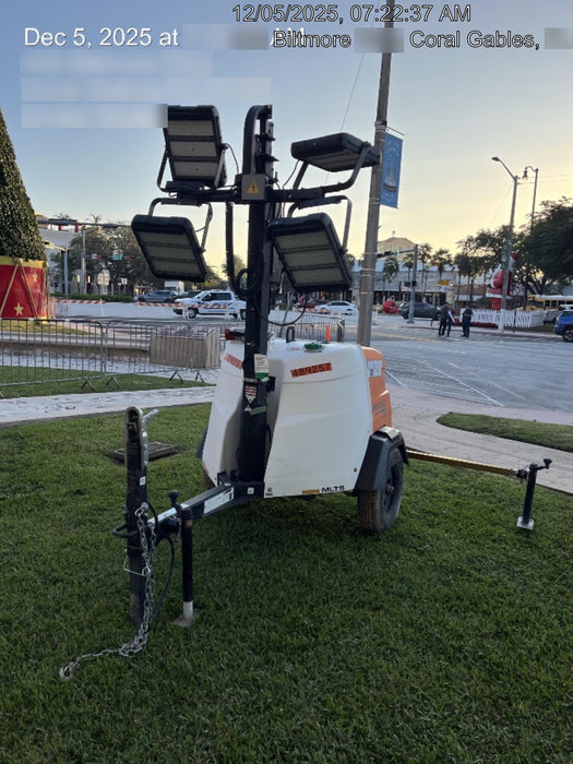 2025 Generac MLTS-4 Diesel, Mitsubishi L2E, 7.1 hp @1800 rpm, Flex Switch 120V Input, Powerzone Controller, (4) 320W LED Lights, 4kW Generator, 39.9 Gal Fuel Tank, 2" Ball, T3, ES Decals