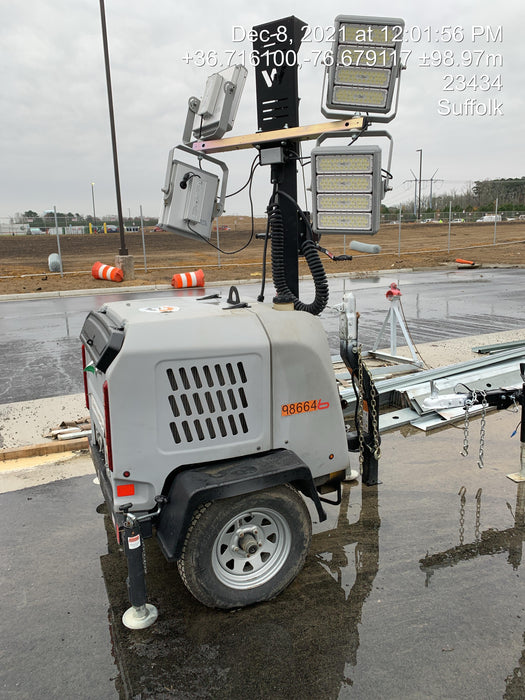 2020 Wacker Neuson LTV6K LTV6K-METAL HALIDE LIGHT TOWER 60HZ KUBOTA LED 300