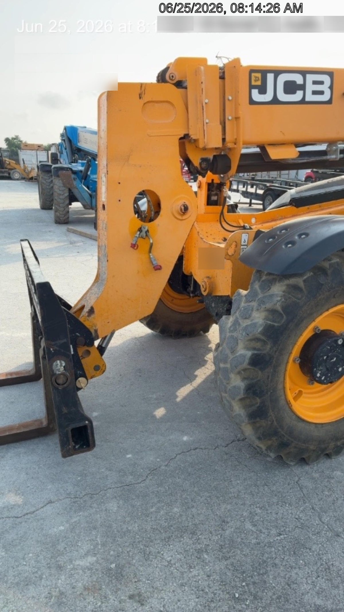 2019 JCB 506-36 Canopy, 74 HP, Foam Filled Tires, STD Worklight, Beacon, Aux Hydraulics, Lifting Eye, Back up Alarm 48" Carriage/48" Forks