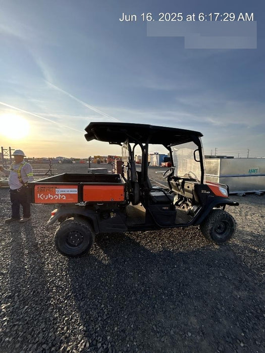 2022 Kubota RTV-X1140W-H Plastic Canopy, Windshield Acrylic Clear, LED Strobe Light, Wire Harness Kit, Back up Alarm