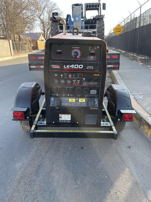 2022 Lincoln Electric LE400 Kubota V1505, Trlr, Cable Rack, Light Kit, ES Decals, T3