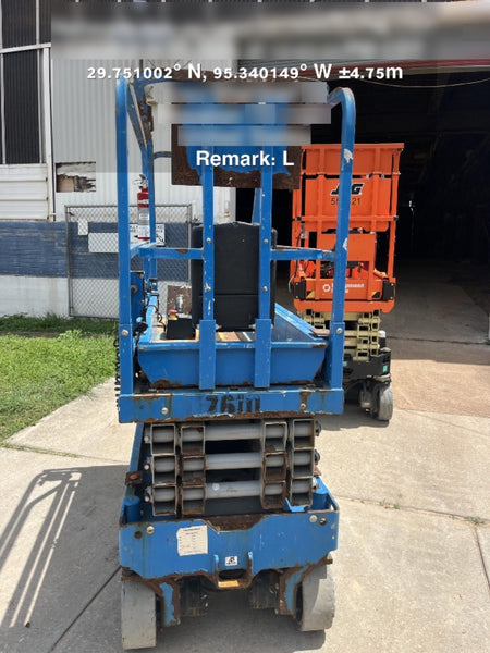 2017 Genie GS-1930 Genie GS-1930 Lift w/Fixed Rail and Chain Entry