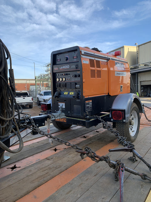 2022 Lincoln Electric LE400 Kubota V1505, Trlr, Cable Rack, Light Kit, ES Decals, T3