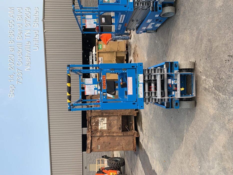 2020 Genie GS-1930 Solid Non Marking Tires, Beacon, Folding rails with half height swing gate