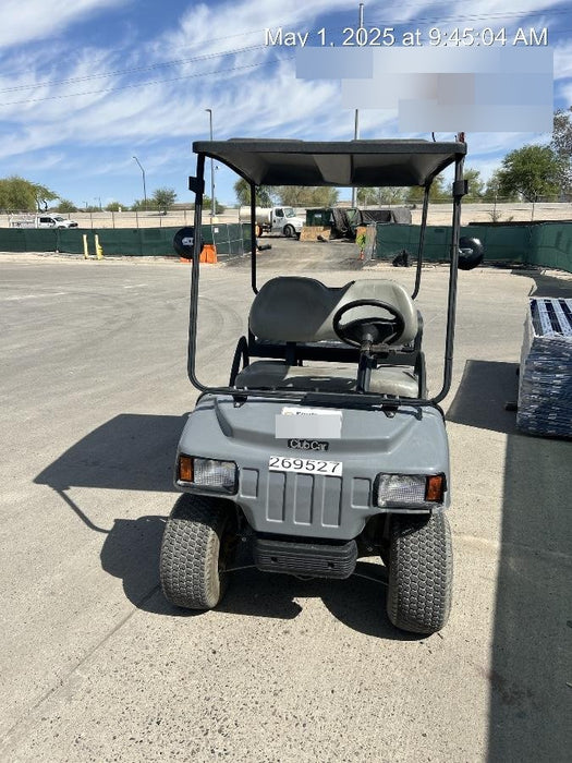 2022 Club Car CA100E Canopy, Fold down Windshield, Beacon, Back up Alarm, All-Trail Trials, HD 8 V Batteries, Trailer Hitch and Ball