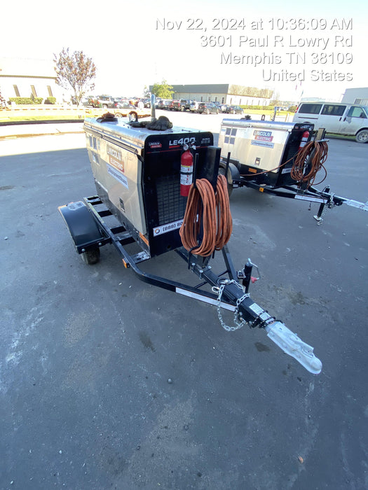 2024 Lincoln Electric LE400 Kubota V1505, Trlr, Cable Rack, Light Kit, ES Decals, T3