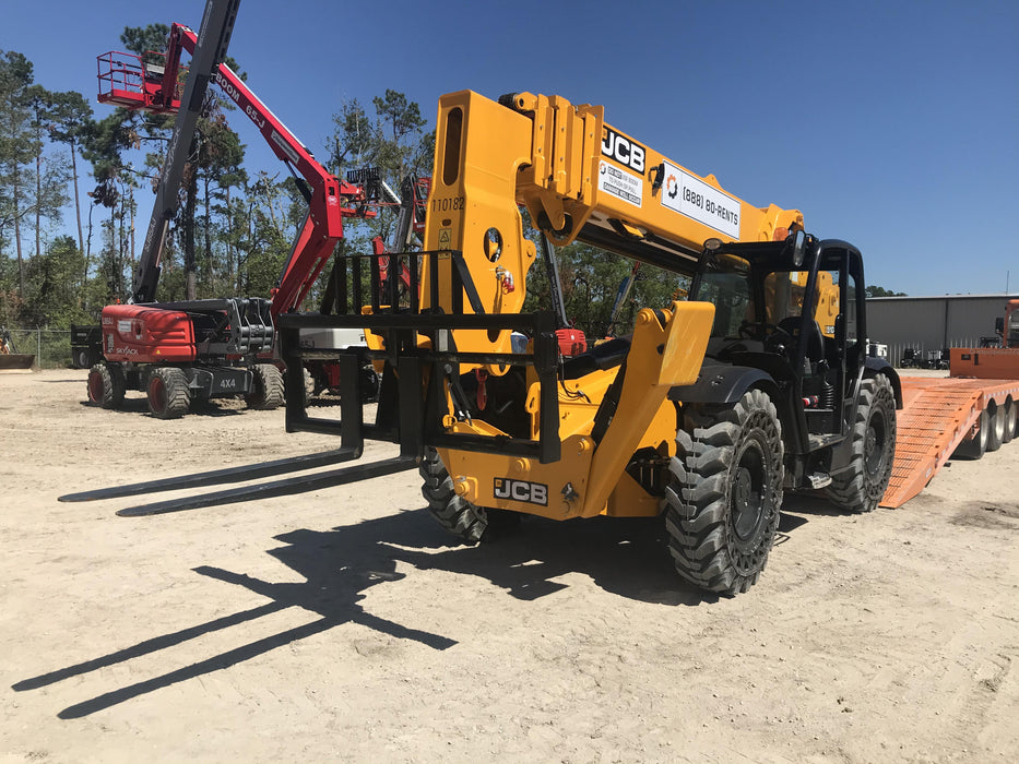2020 JCB 510-56 Canopy, Solid Tires, Work Lights, Beacon, Aux Hydraulics, Back up Alarm, Lifting Eye, ES Decals