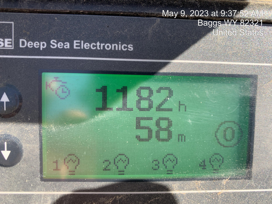 2022 Allmand NLV3GR (4) LED Light Fixture 350W, 23' Vertical Mast, 3kW Prime, Towable, ES Decals, T3