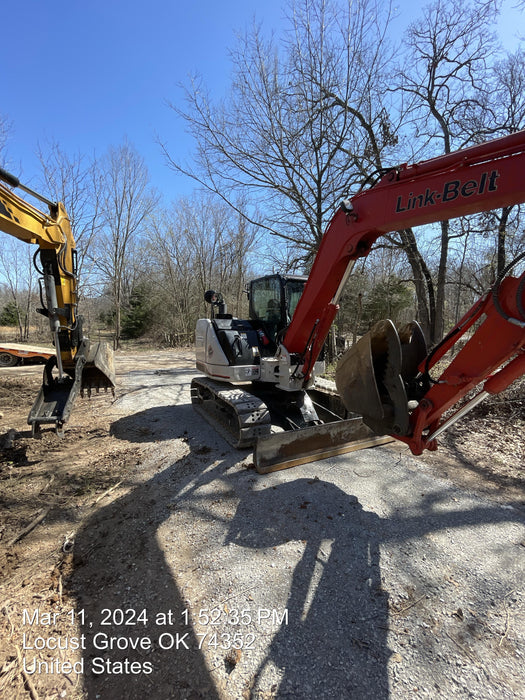 2021 Link-Belt 80X3 Cab/Heat/Air, Rubber Tracks, Manual QC