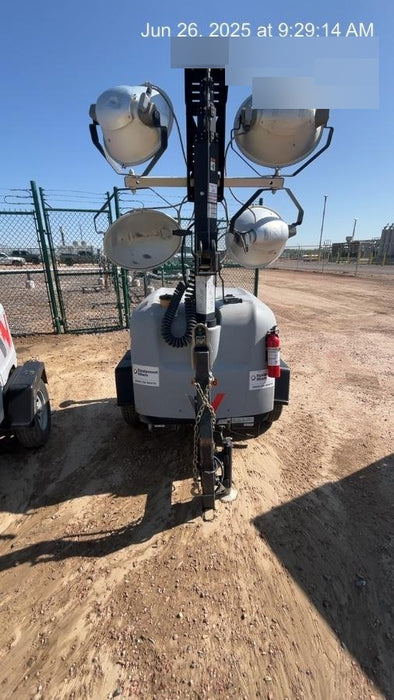 2019 Wacker Neuson LTV6L-MH Wacker Neuson LTV6L Mobile Light Tower w/Fuel Level Sensor Installed