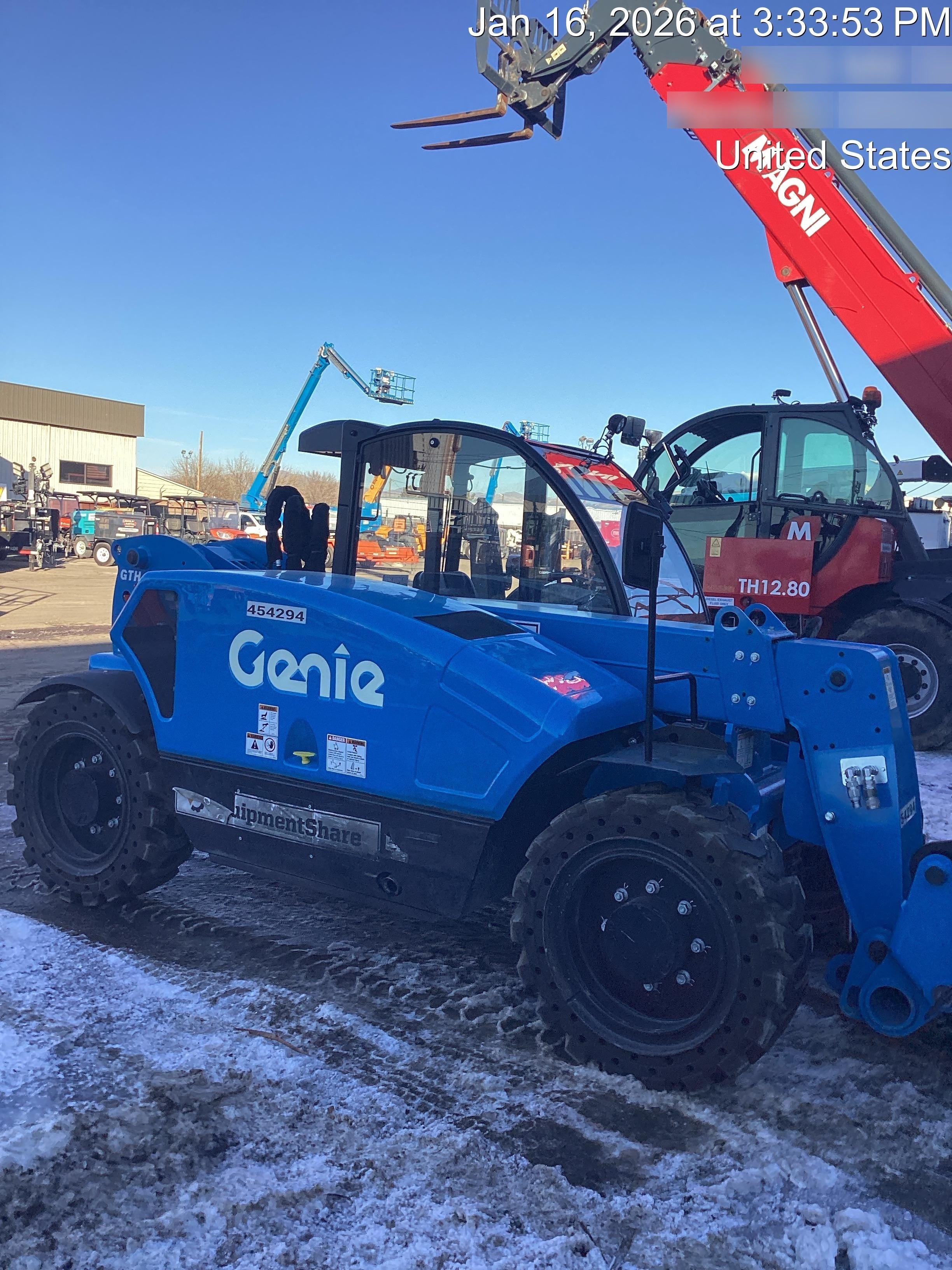 2024 Genie GTH-5519 74Hp Dsl, Cab/Heat/Air, Solid Tires, LED WL, T3 + Access Control
